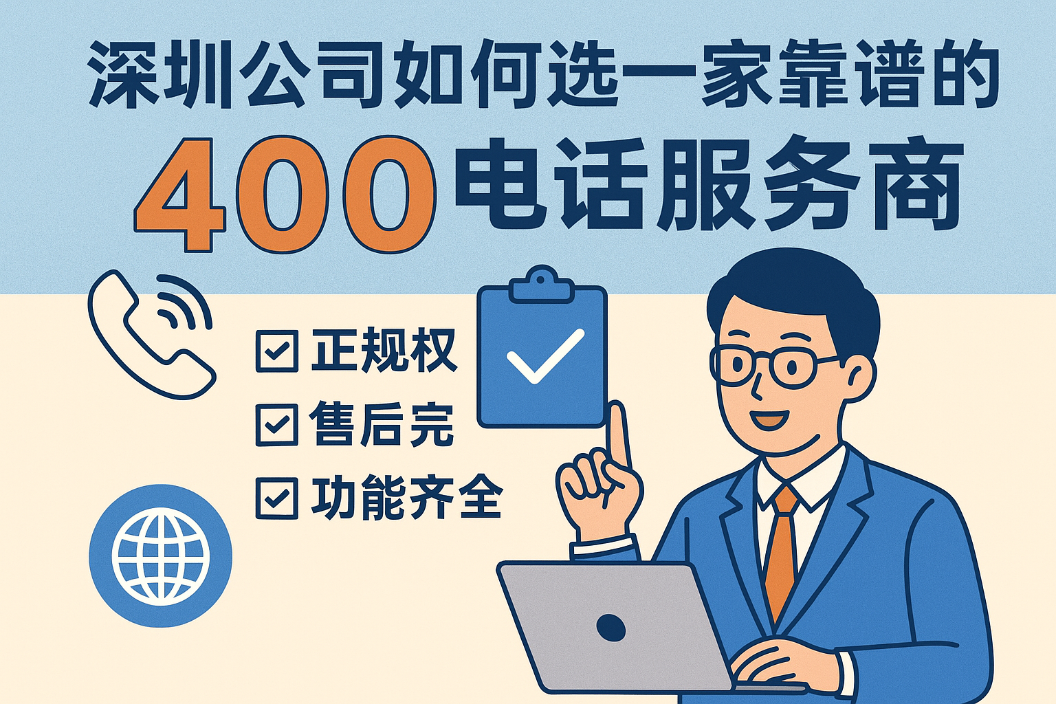 深圳公司如何选择一家靠谱的 400电话服务商?