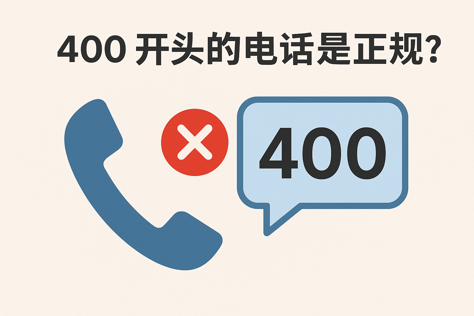 400 开头的电话是否正规?权威解析